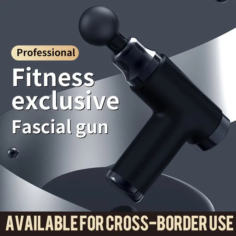 Portable Mini Massage Gun - Deep Tissue Muscle Massager (Black)