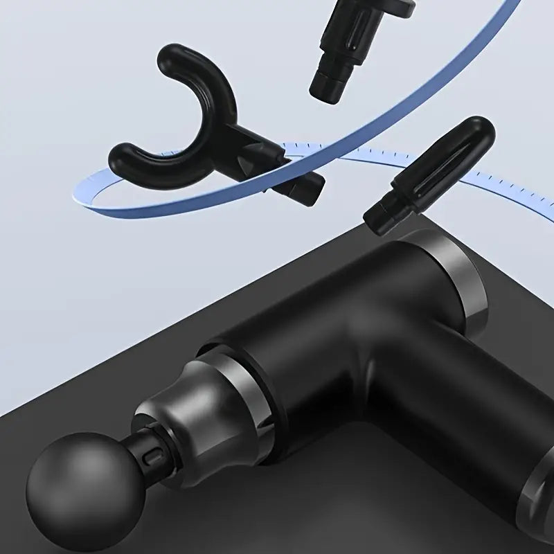 Portable Mini Massage Gun - Deep Tissue Muscle Massager (Black)